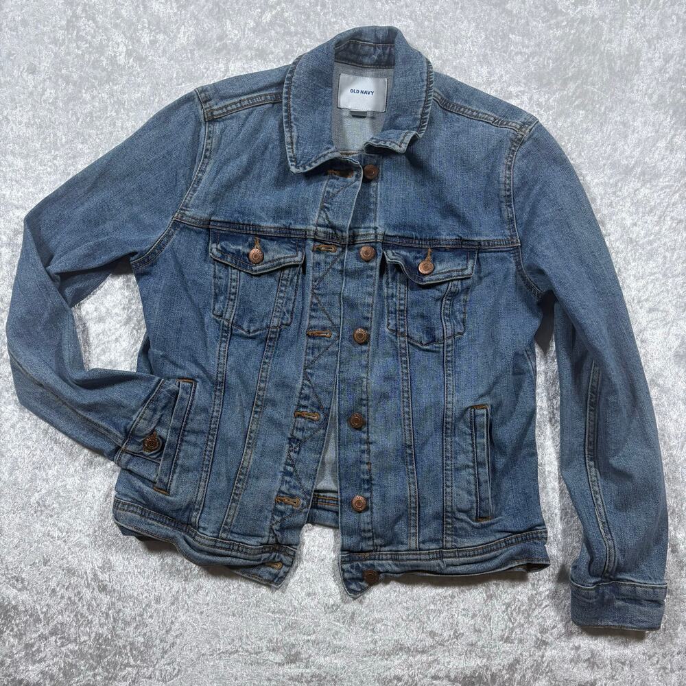 Old Navy Denim Women’s Medium Button Jacket